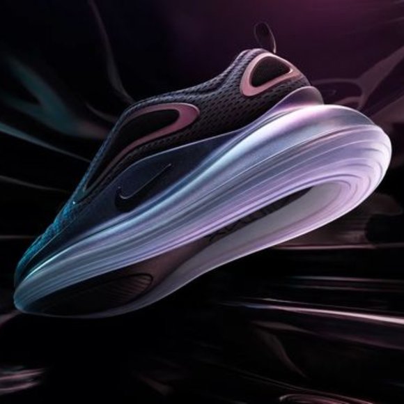 Nike Air Max 720 Mesh Black University Red Men\'s Size 8 main image 12